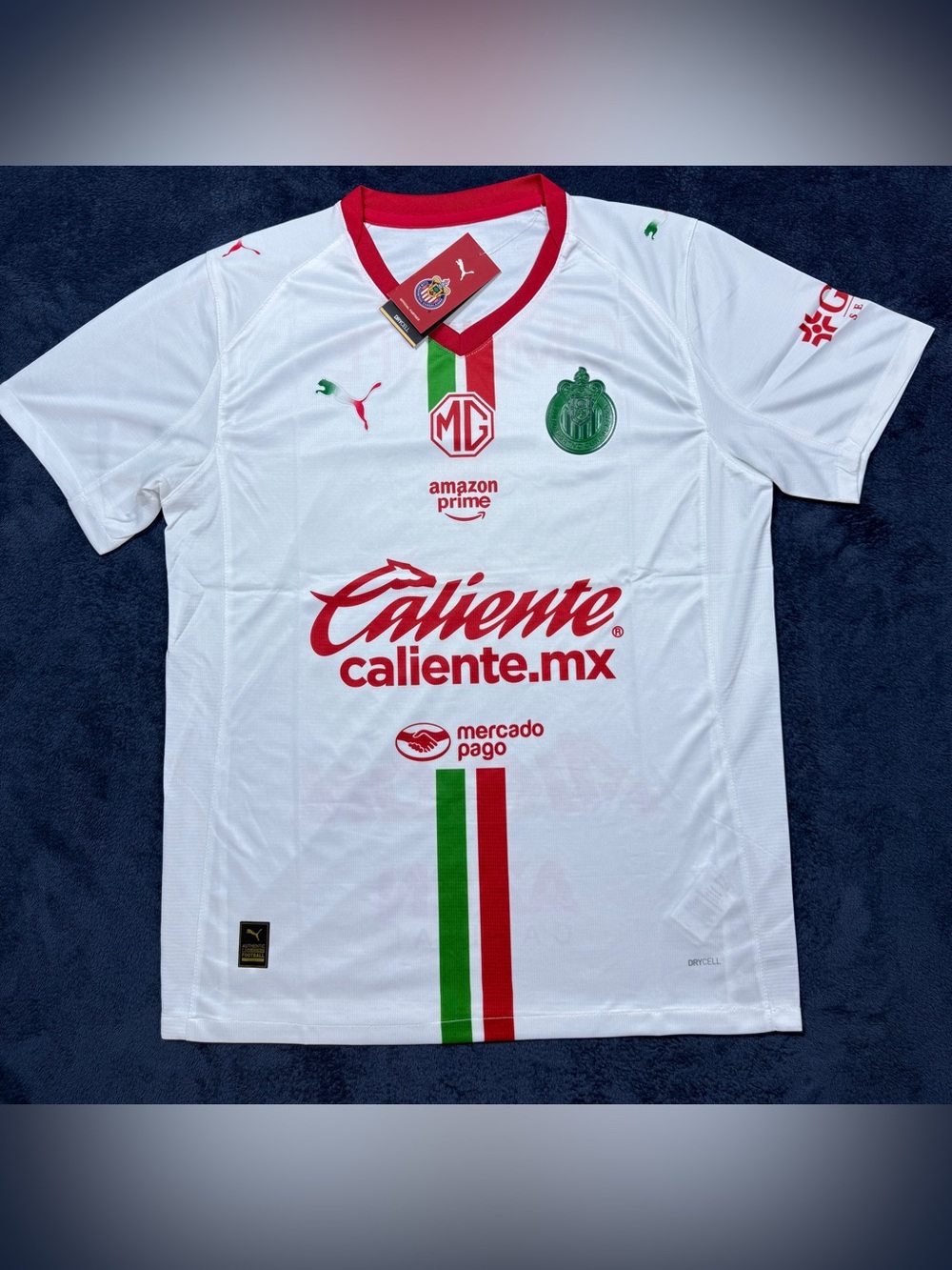 Chivas Away Jersey - White with Red & Green Accents # NWT